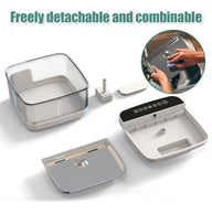 Transparent Plastic Dog Water Fountain with Pump and Filter