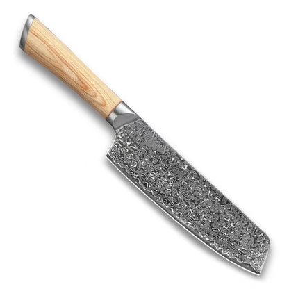 Damascus Kitchen Knife - Asmota