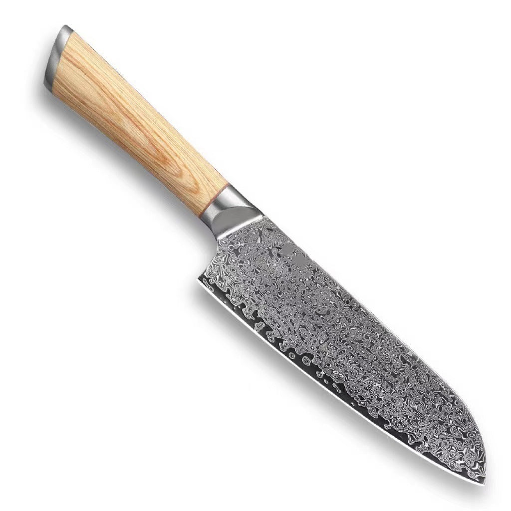 Damascus Kitchen Knife - Asmota