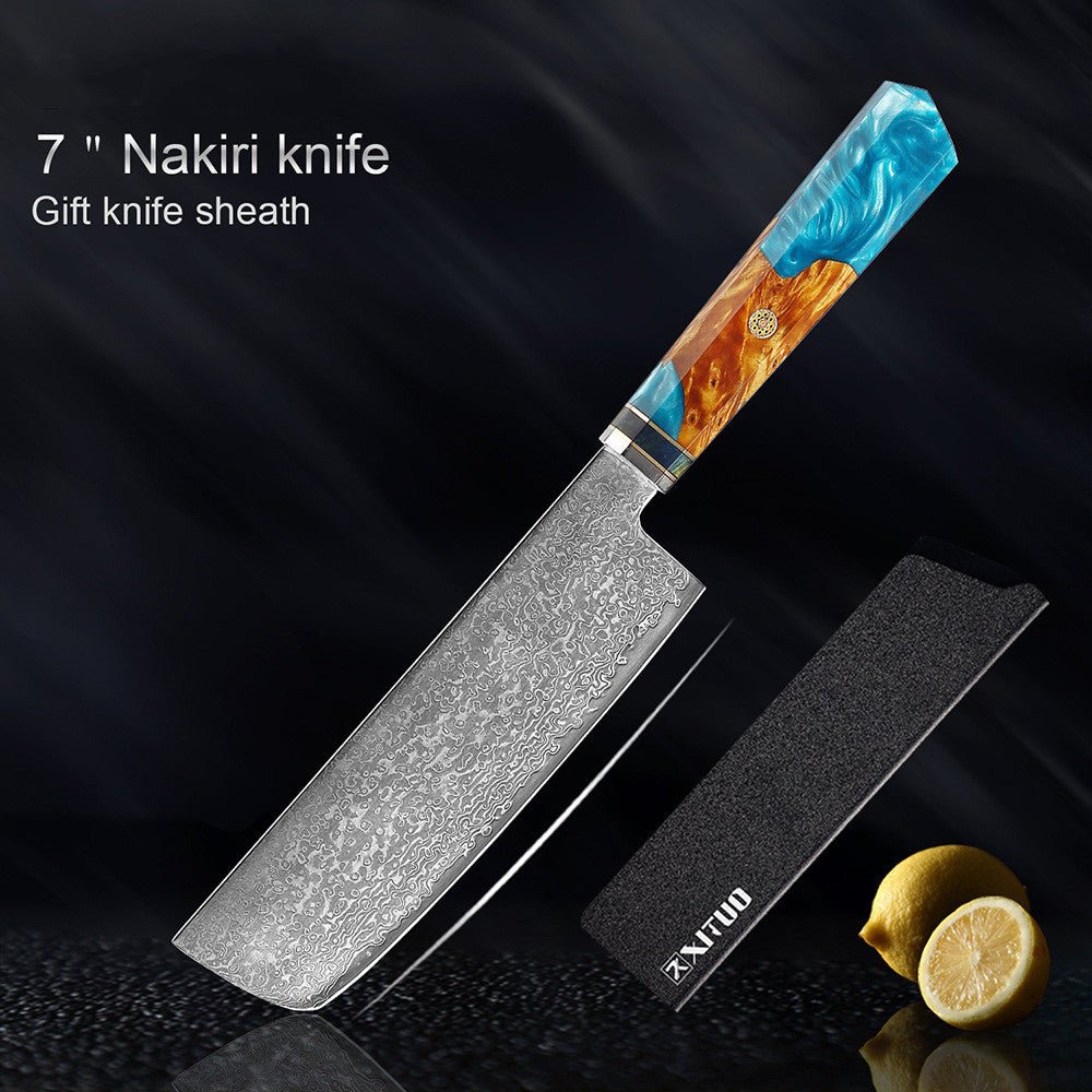 Damascus Stainless Steel Kitchen Knife - Asmota