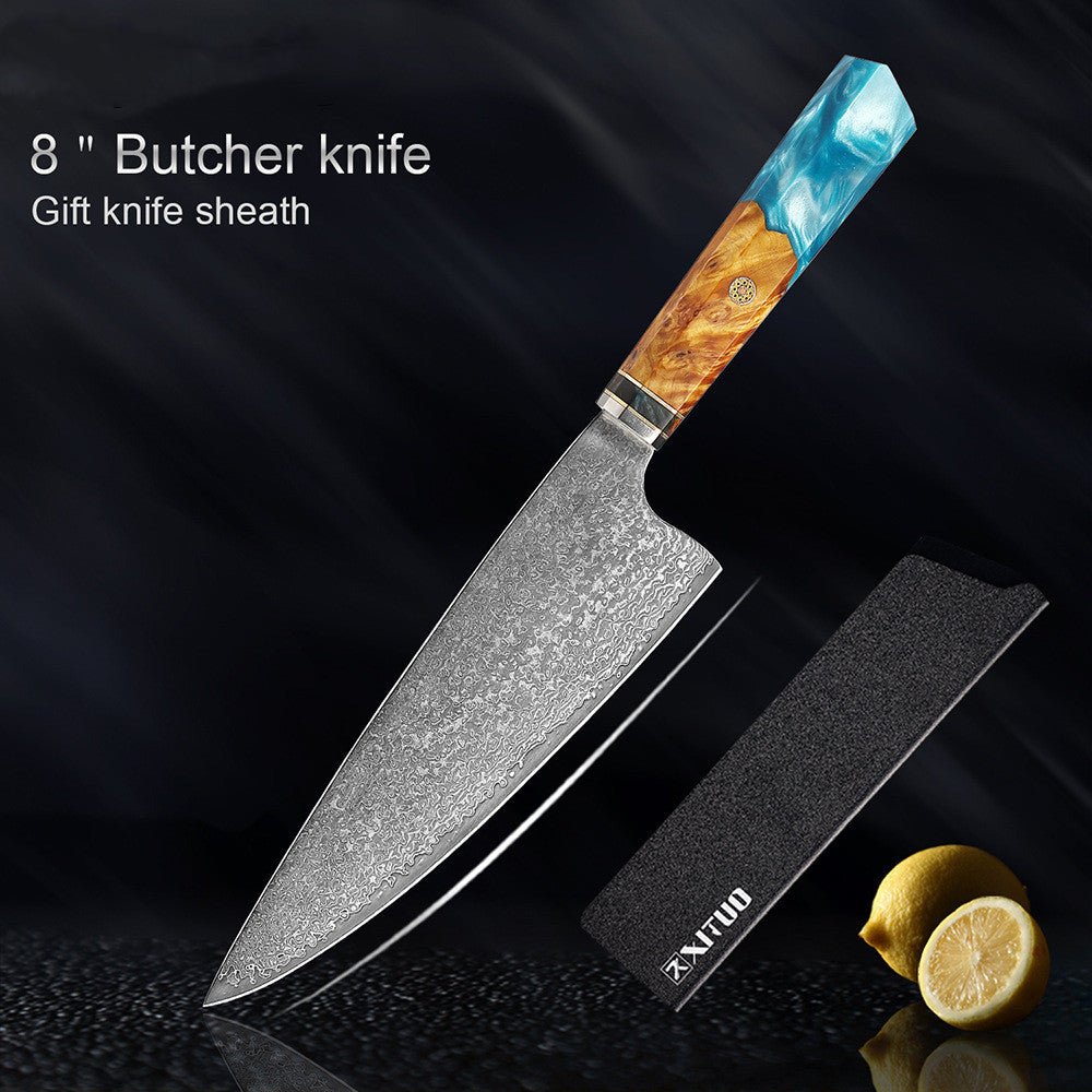 Damascus Stainless Steel Kitchen Knife - Asmota