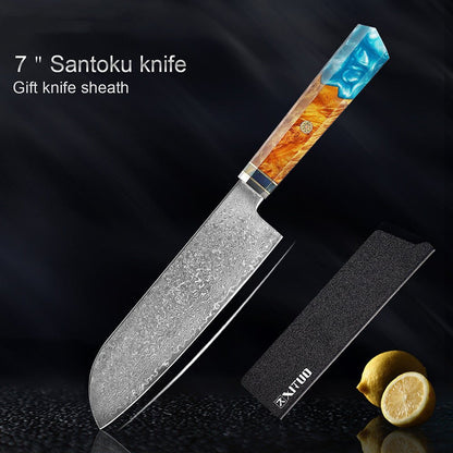 Damascus Stainless Steel Kitchen Knife - Asmota