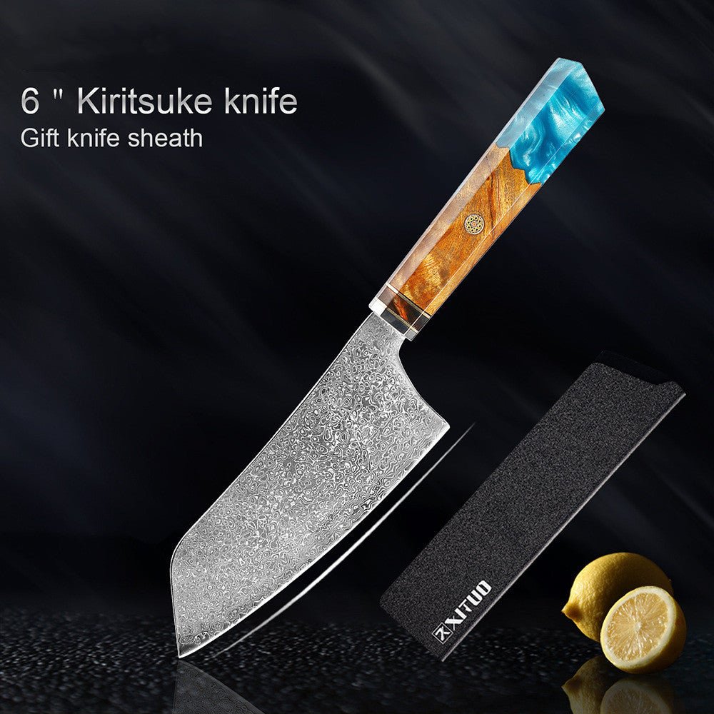 Damascus Stainless Steel Kitchen Knife - Asmota