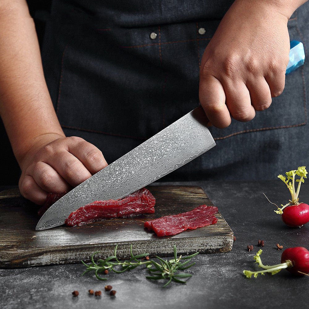 Damascus Stainless Steel Kitchen Knife - Asmota