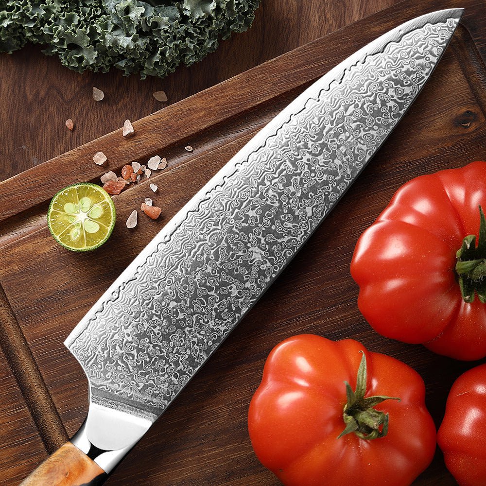 Damascus Steel Chef Knife Kitchen Professional Knives - Asmota