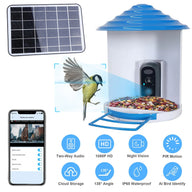 Smart Solar Bird Feeder with 1080p HD Camera and AI Motion Capture
