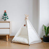 Four Seasons Fabric Tent Dog Bed with Detachable Cover