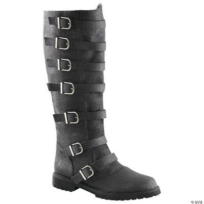 Distressed boots-black sz 8-9