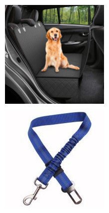 Dog Car Seat Cover View Mesh Pet Carrier Hammock Safety Protector Car Rear Back Seat Mat With Zipper And Pocket For Travel - Asmota
