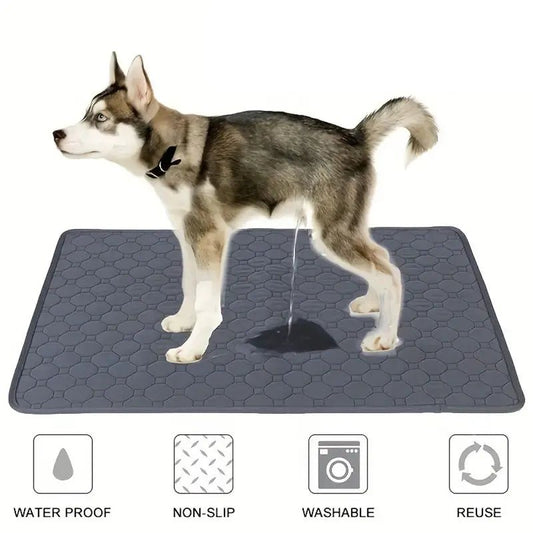 Dog Pee Pad Reusable Washable Dog Urine Mat Car Seat Floor Sofa Waterproof Absorbent Puppy Cat Training Diaper Mat Pet Supplies - Asmota