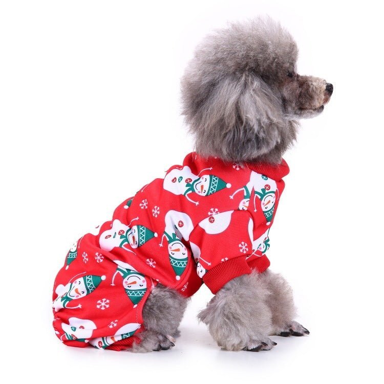 Dog supplies pet christmas clothes - Asmota
