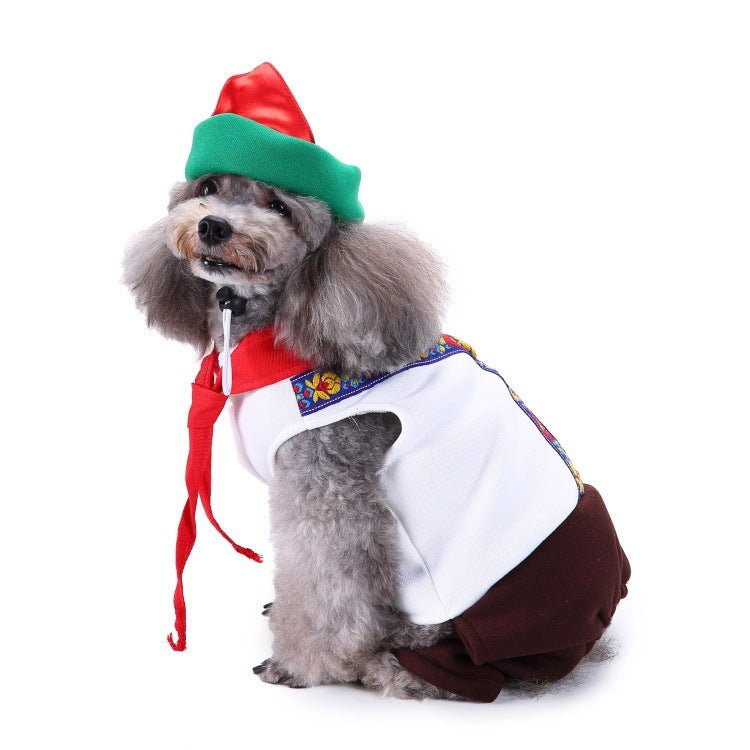Dog supplies pet christmas clothes - Asmota
