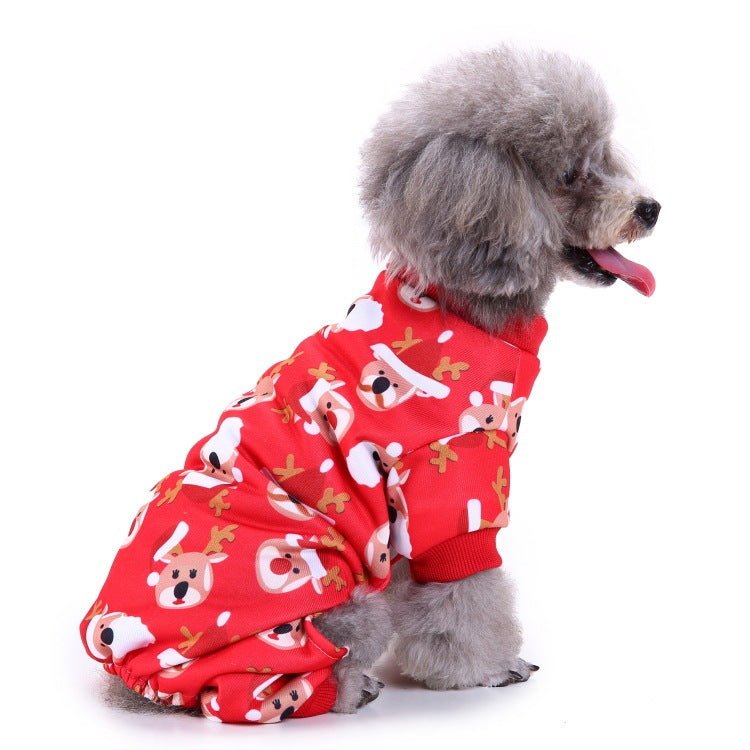 Dog supplies pet christmas clothes - Asmota