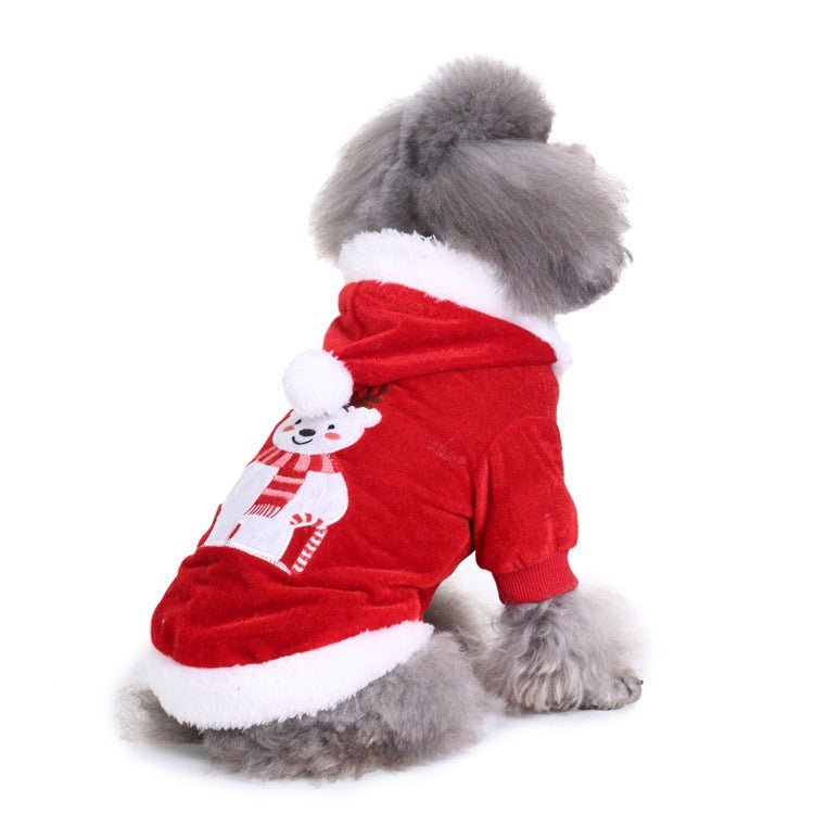 Dog supplies pet christmas clothes - Asmota