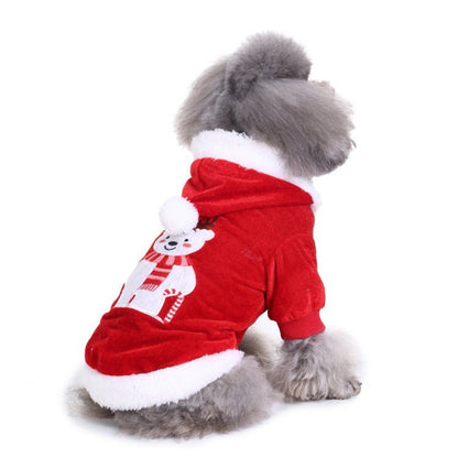 Dog supplies pet christmas clothes - Asmota