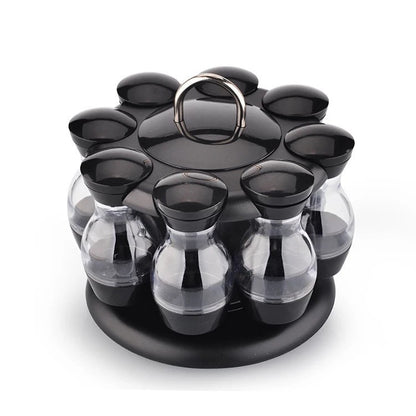 Double - layer Rotating Spice Rack For Household Kitchen - Asmota