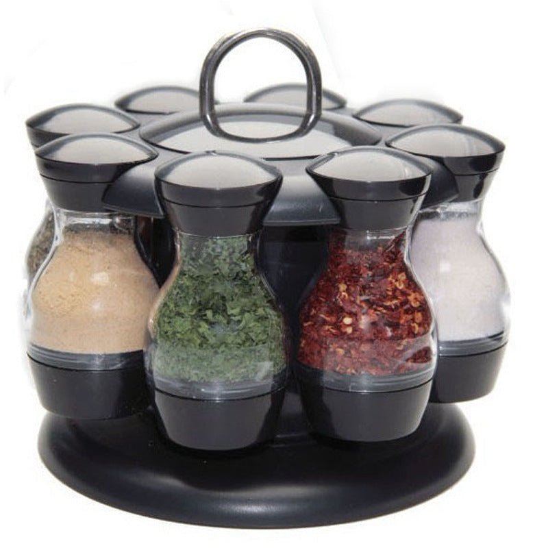 Double - layer Rotating Spice Rack For Household Kitchen - Asmota