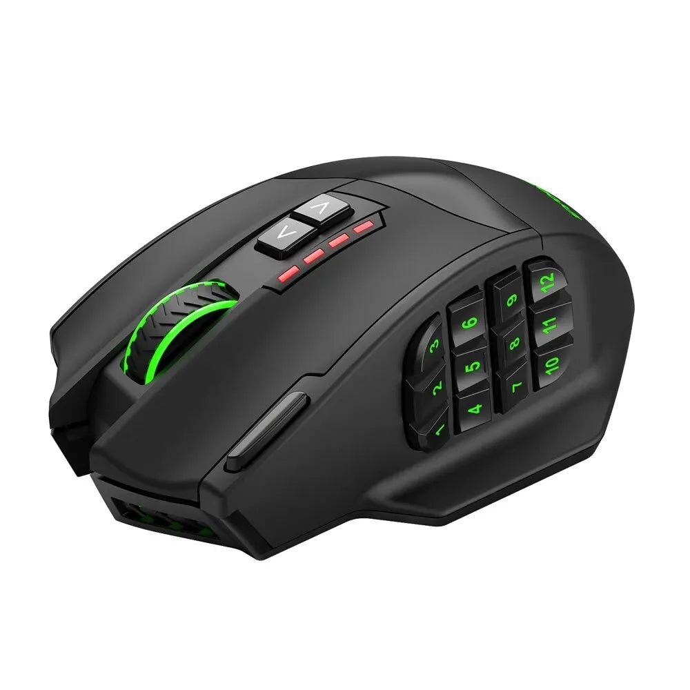E - YOOSO X - 33 RGB USB 2.4G Wireless Gaming Mouse 16000 DPI 16 Buttons Programmable Game Optical Mice for Computer PC Laptop - Asmota
