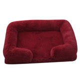 Plush Round Winter Dog Bed in Multiple Colors and Sizes