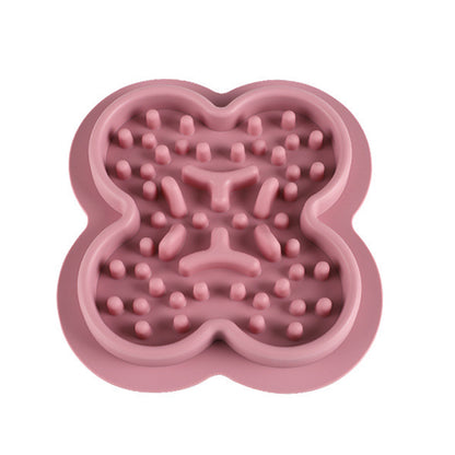 Silicone Pet Licking Pad Cat And Dog Slow Food Non-slip Placemat Pet Bowl