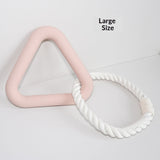 Pet Toy Foam TPR Cotton Rope Triangle Tug-of-war Molar