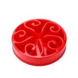 Choking Prevention Slow Feed Stainless Steel Dog Bowl
