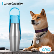 Portable Silicone Leaf-Design Dog Water Bowl Dispenser