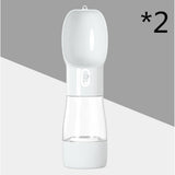 Traveling Transparent Plastic Dog Water Dispenser Fountain