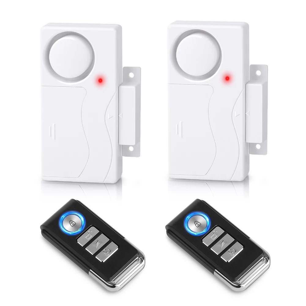 Elecpow Door Window Burglar Alarm Sensor Wireless Remote Control Anti - Theft Alarm System Kit Home Security Door Open Detectors - Asmota