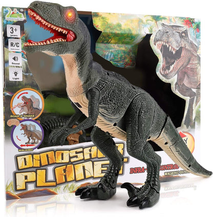 Electric Dinosaur Simulation Walking Animal Remote Control Toy - Asmota