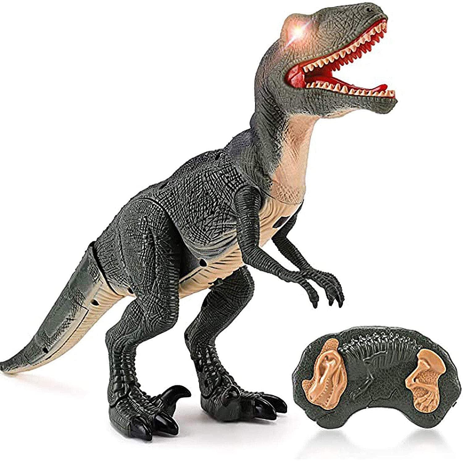 Electric Dinosaur Simulation Walking Animal Remote Control Toy - Asmota