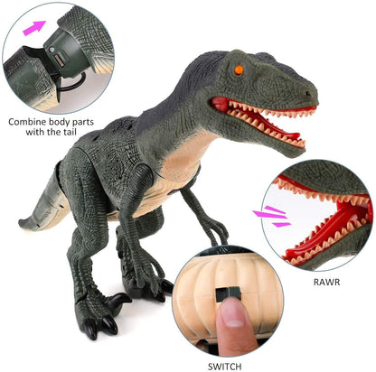 Electric Dinosaur Simulation Walking Animal Remote Control Toy - Asmota