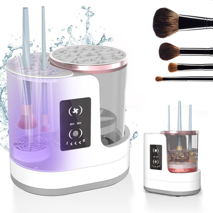 Electric Makeup Brush Cleaner Rechargeable Makeup Brushes Cleaning Tool Automatic Makeup Brush Cleaning Stand Device - Asmota