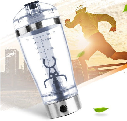 Electric Protein Shake Stirrer USB Shake Bottle Milk Coffee Blender Kettle Sports And Fitness Charging Electric Shaker Cup - Asmota