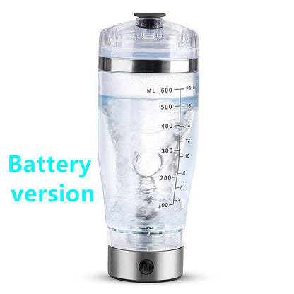 Electric Protein Shake Stirrer USB Shake Bottle Milk Coffee Blender Kettle Sports And Fitness Charging Electric Shaker Cup - Asmota