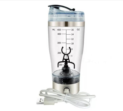 Electric Protein Shake Stirrer USB Shake Bottle Milk Coffee Blender Kettle Sports And Fitness Charging Electric Shaker Cup - Asmota