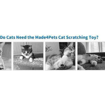 Indoor Cat Soft Scratching Board And Interactive Ball Track Toy Cat Rest And Grooming Supplies