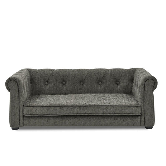 Rectangular Dark Grey PP Dog Bed for Medium and Large Dogs