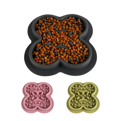 Silicone Pet Licking Pad Cat And Dog Slow Food Non-slip Placemat Pet Bowl