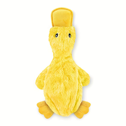 Best Pet Supplies Dog Toys For Small Medium And Large Breeds Cute No-Stuffed And Stuffed Duck With Soft Squeaky Fun For Indoor Puppies And Premium Puppies Plush No Mess Chewing And Playing