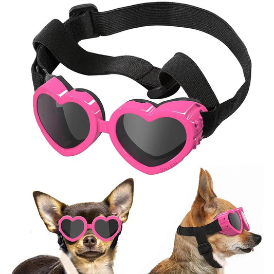 Windproof Plastic Dog Protective Eyewear Glasses with Adjustable Strap