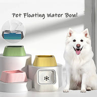 Splash-Resistant Floating Plastic Dog Water Bowl
