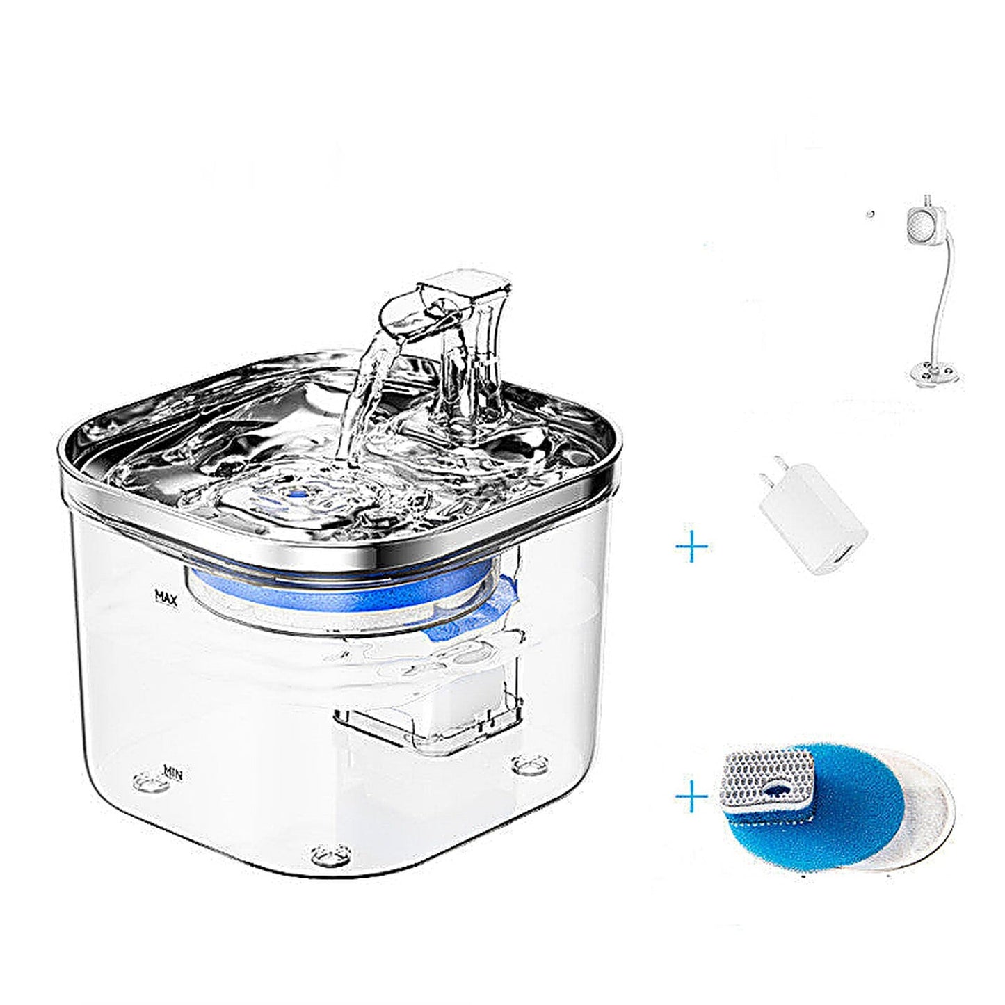 Stainless Steel Automatic Circulation Dog Water Fountain
