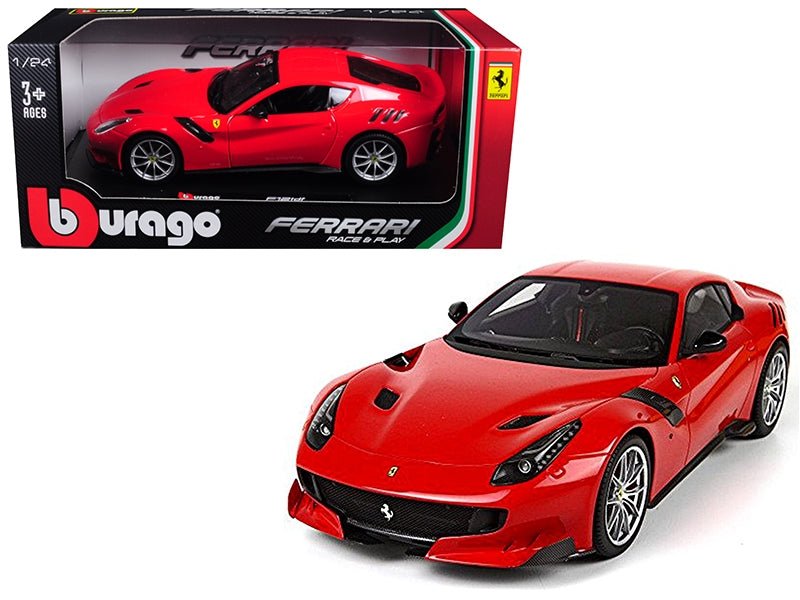 Ferrari F12 TDF Red 1/24 Diecast Model Car by Bburago - Asmota