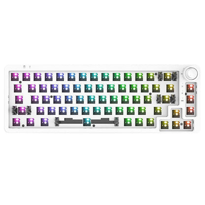 For 3Pin/5Pin Switch Knob Hot Swap Mechanical Keyboard Kit Wireless Bluetooth 3 Mode RGB Backlit Gamer 60% Keyboard - Asmota