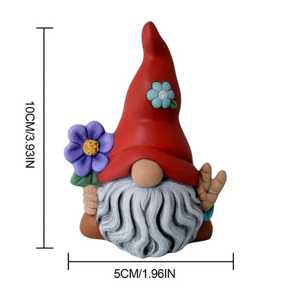 Funny Resin Figurines Naughty Garden Gnome Garden Decoration Statue Gnome Decoration Villa Home Figurines Decoartion Lovely - Asmota