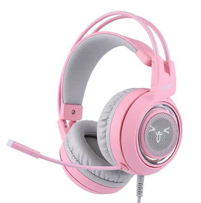 G951 Gaming Headset USB 7.1 Virtual Surround Sound Headsets LED Cat Ear Headphones - Asmota