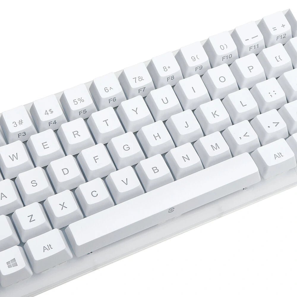 GamaKay K66 Mechanical Keyboard 66 Keys Gateron Switch Hot Swappable Tyce - C Wired RGB Backlit Gaming Keyboard with Crystalline Base for PC Laptop - Asmota