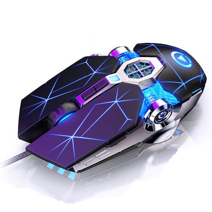 Gaming Mouse Wired Silent Gaming Mechanical Computer Desktop Notebook Office - Asmota