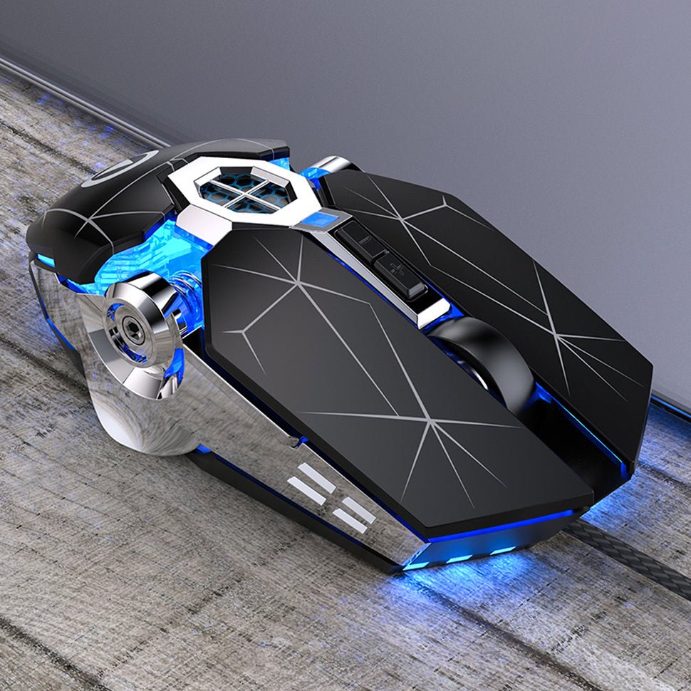 Gaming Mouse Wired Silent Gaming Mechanical Computer Desktop Notebook Office - Asmota